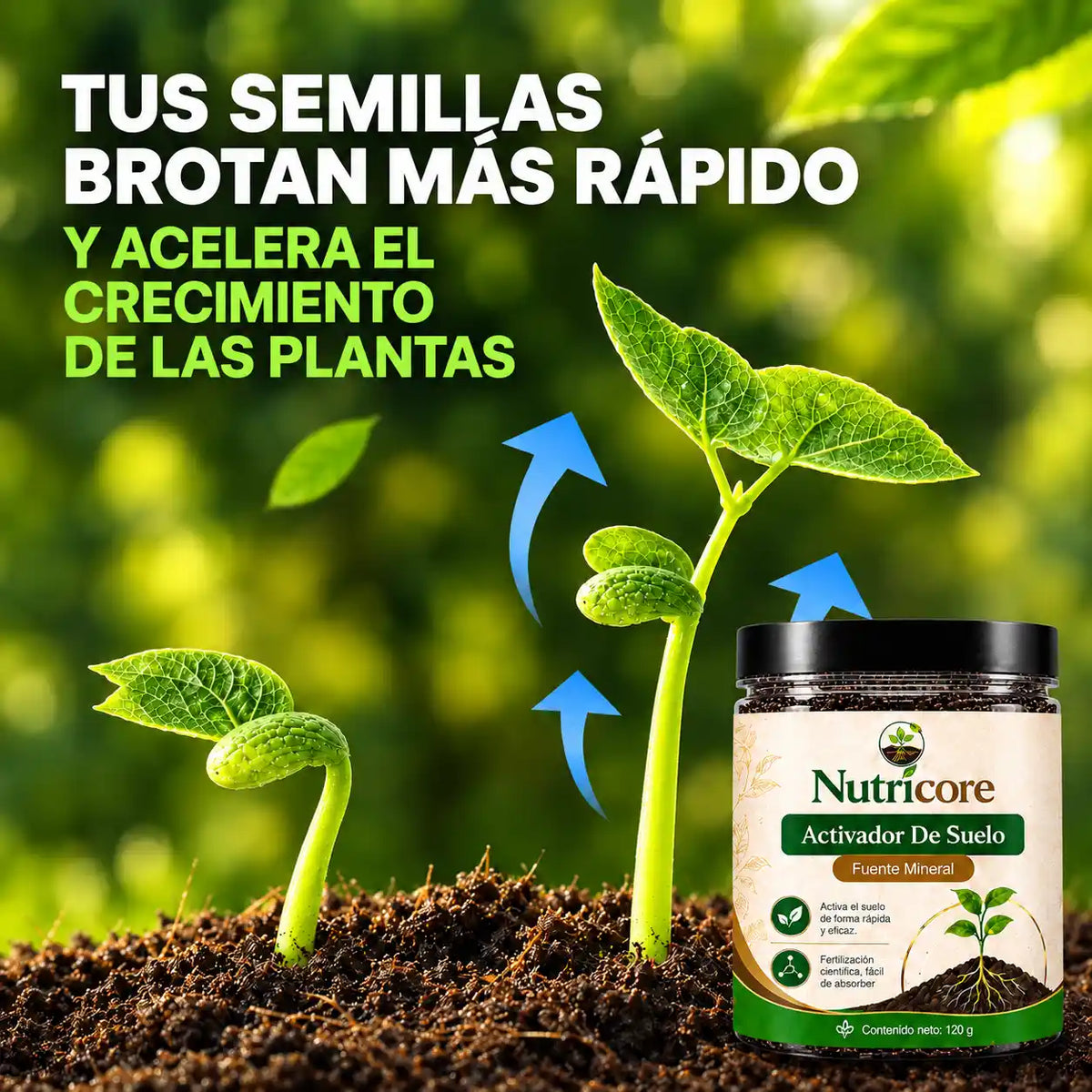 Nutricore™ — Activador para plantas más sanas y fuertes